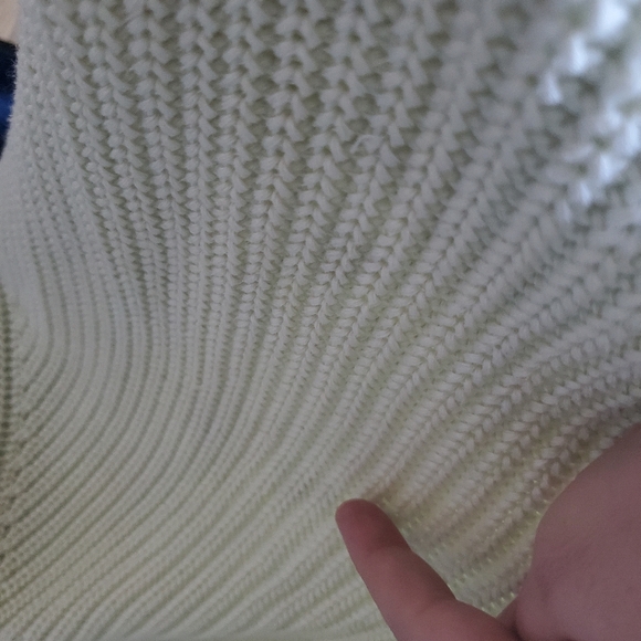 Tory Burch Sport Women's Chunky Knit Cotton Blend Sweater Size S Oversized Fall - Picture 13 of 16